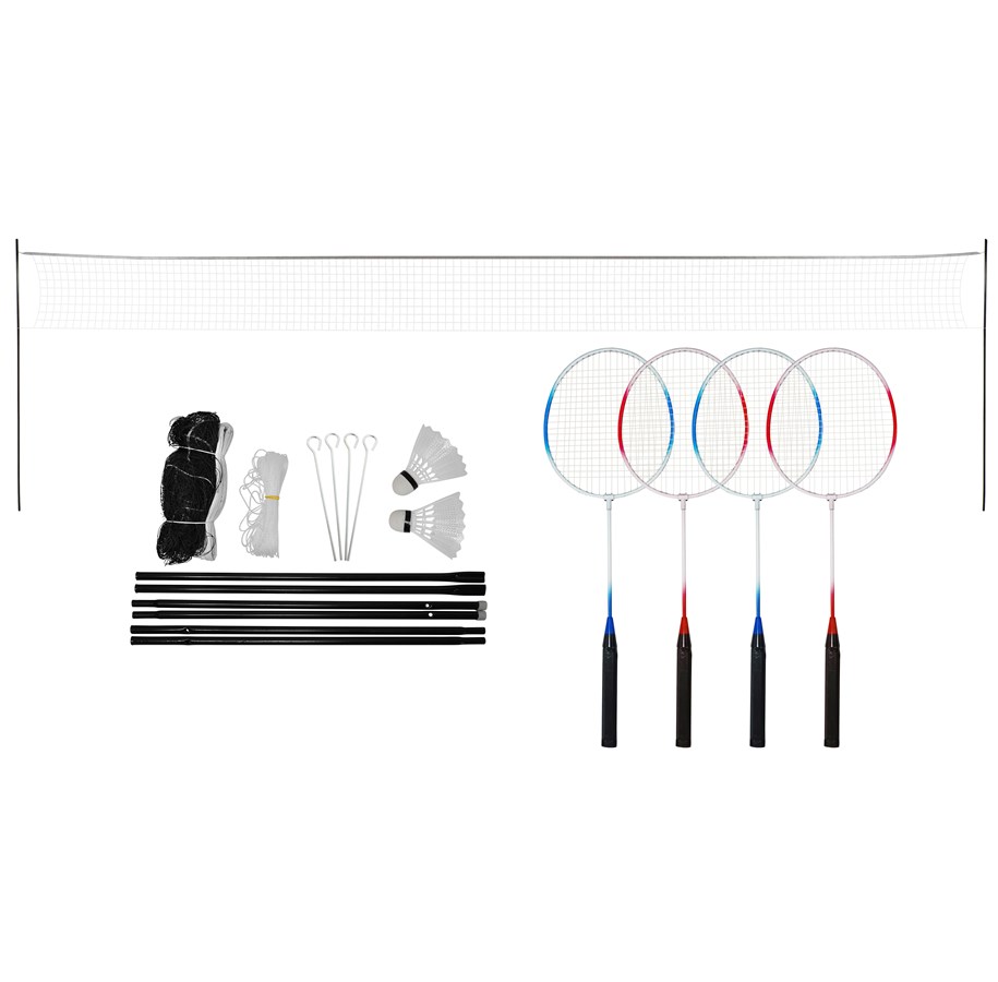 Pihapelit - Badmintonsæt - 4 spillere - 93142