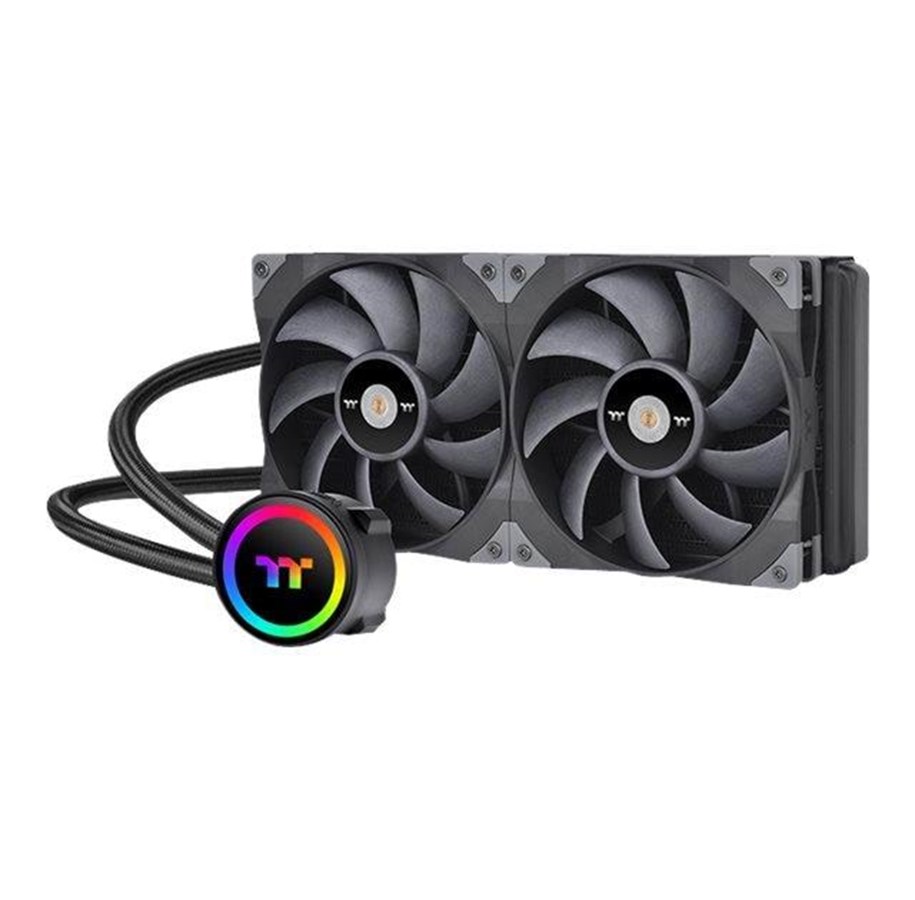 CPU-jäähdytys - Thermaltake Kestävä nestejäähdytin 280 ARGB-synkronoinnilla - CPU Vesijäähdytys - CL-W320-PL14BL-A