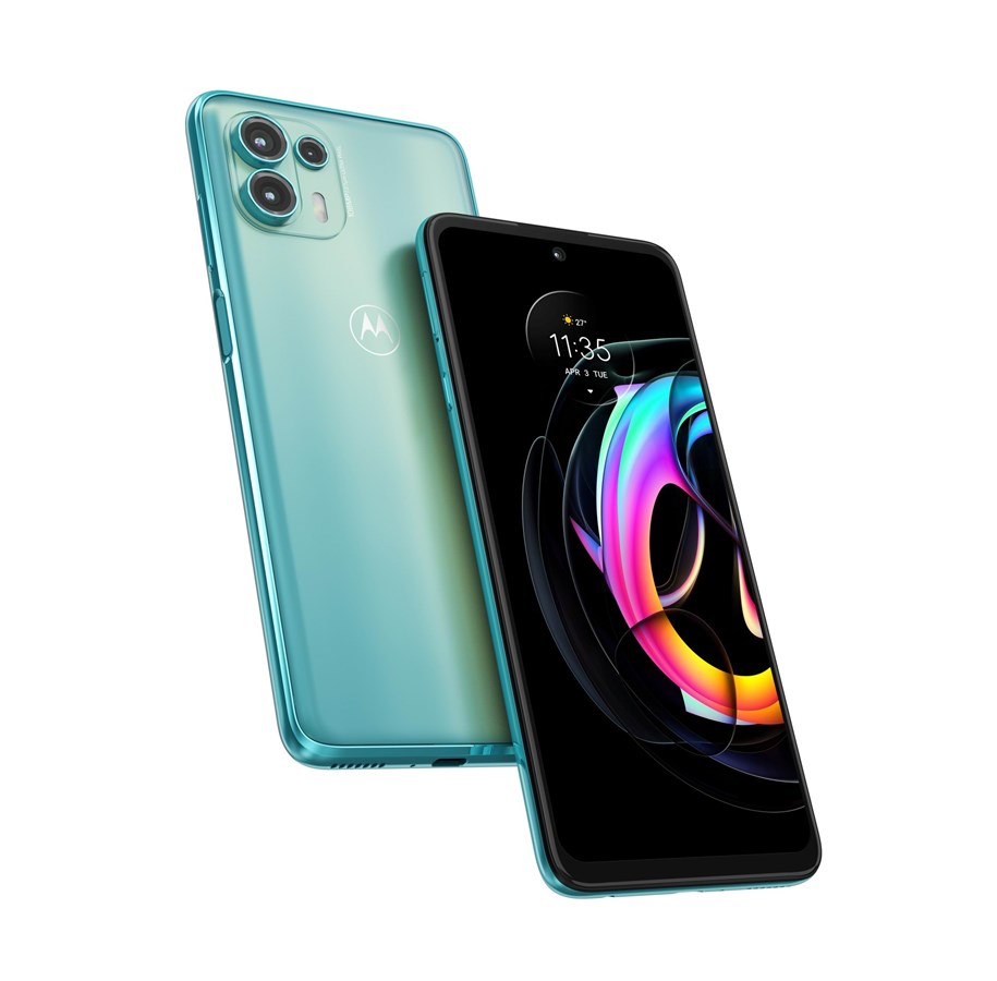 Puhelimet - Motorola Edge 20 Lite 5G 128GB - Lagoon Vihreä - PANE0045SE