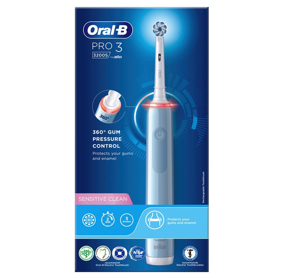 Sähköhammasharjat - Oral-B Sähköhammasharja Pro 3 - 3200S - Sähköhammasharja - 4210201291091