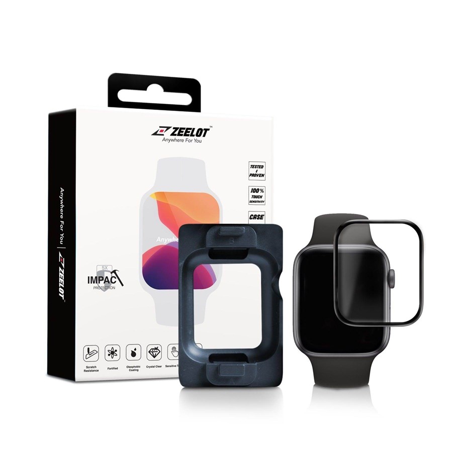 Smartwatch - Lisävarusteet - Zeelot Apple Watch 40mm -antireflektiivinen kaareva lasi - zcgagaw40