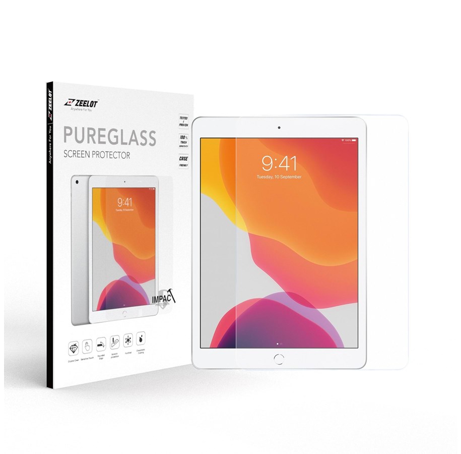 Tabletti - Muut lisävarusteet - Zeelot Apple iPad 10,2 tuumaa (2019) heijastamaton PureGlass - zagip102