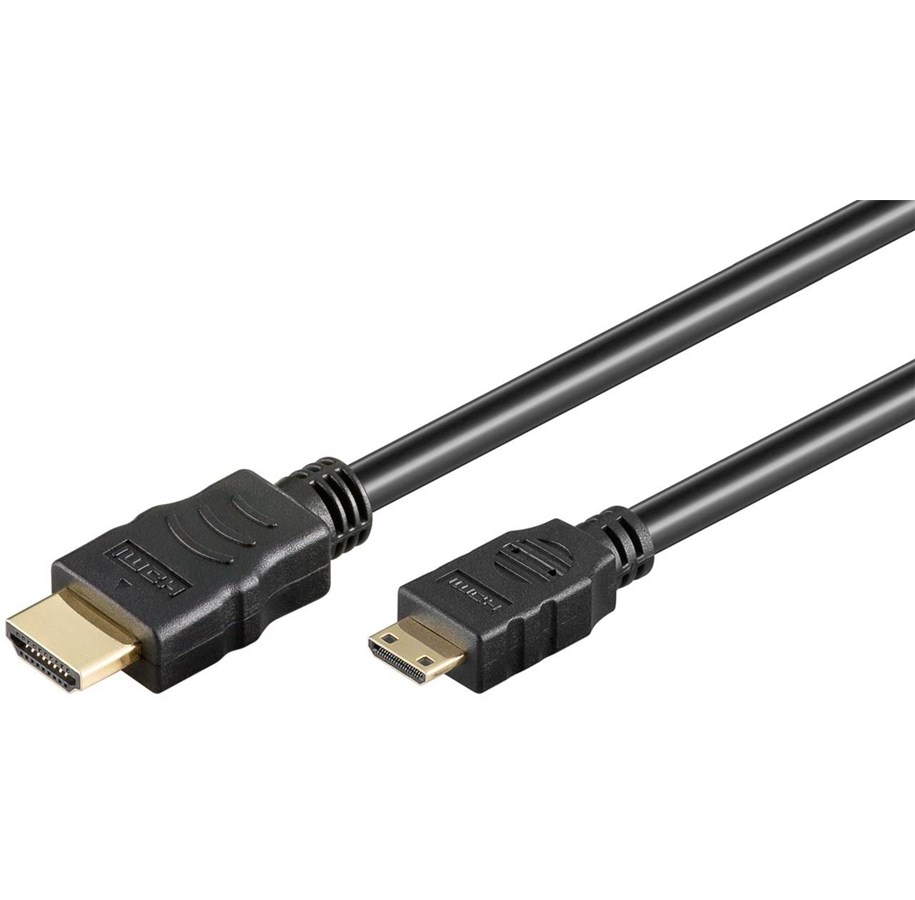Näyttökaapeli - Pro HDMI - Mini HDMI 1.4 - 2m - Musta - MHDMI14B-2
