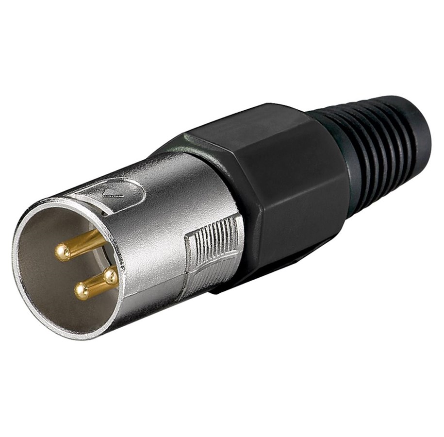Audiokaapelit - Pro Mikrofoni plug 3 Pin - 4040849117497