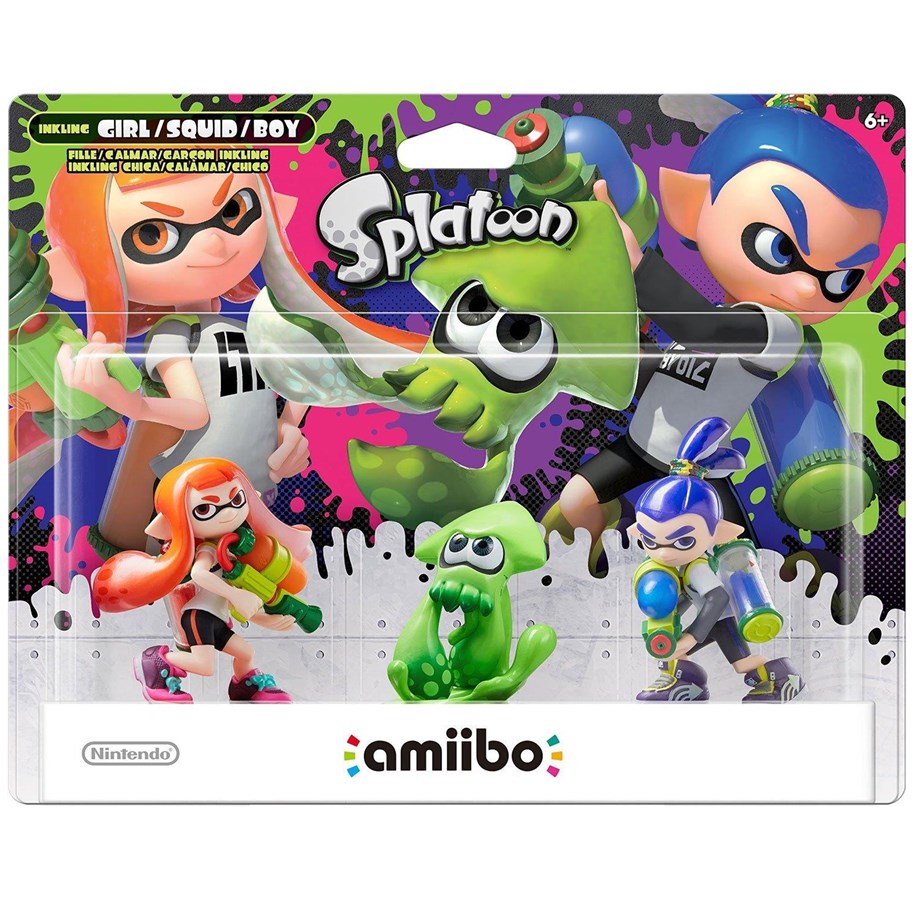 Nintendo Amiibo Splatoon Octoling Amiibo 3 Pack Octoling Girl 