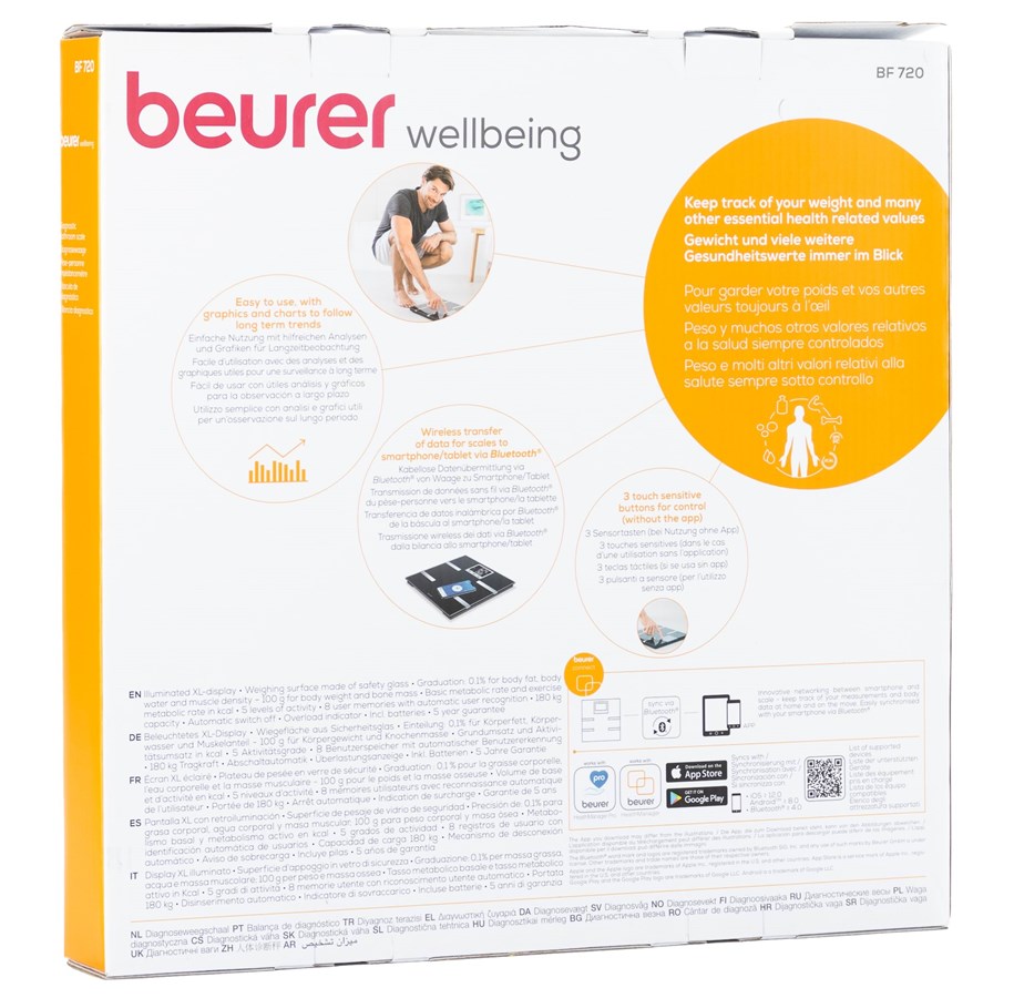 Beurer Kylpyhuonevaaka BF 720 bathroom scale Edullinen