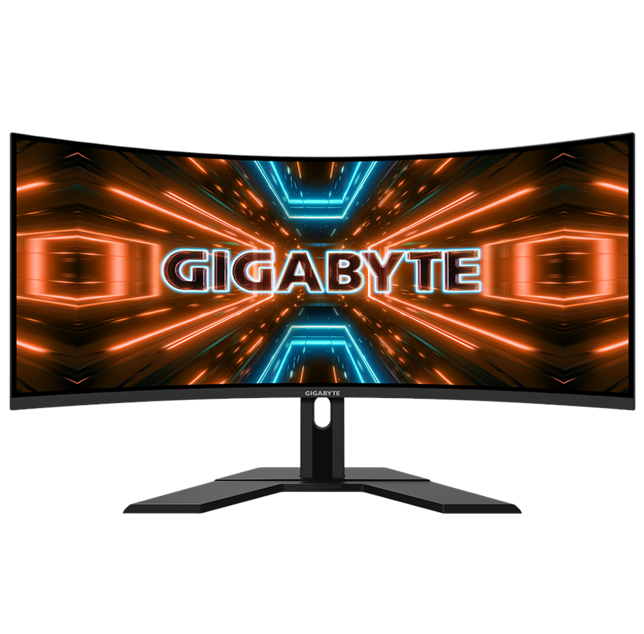 Näyttö - 34" GIGABYTE G34WQC A - 3440x1440 (WQHD) - 144Hz - VA - Kaareva näyttö - 2x 2W kaiuttimet - G34WQC A