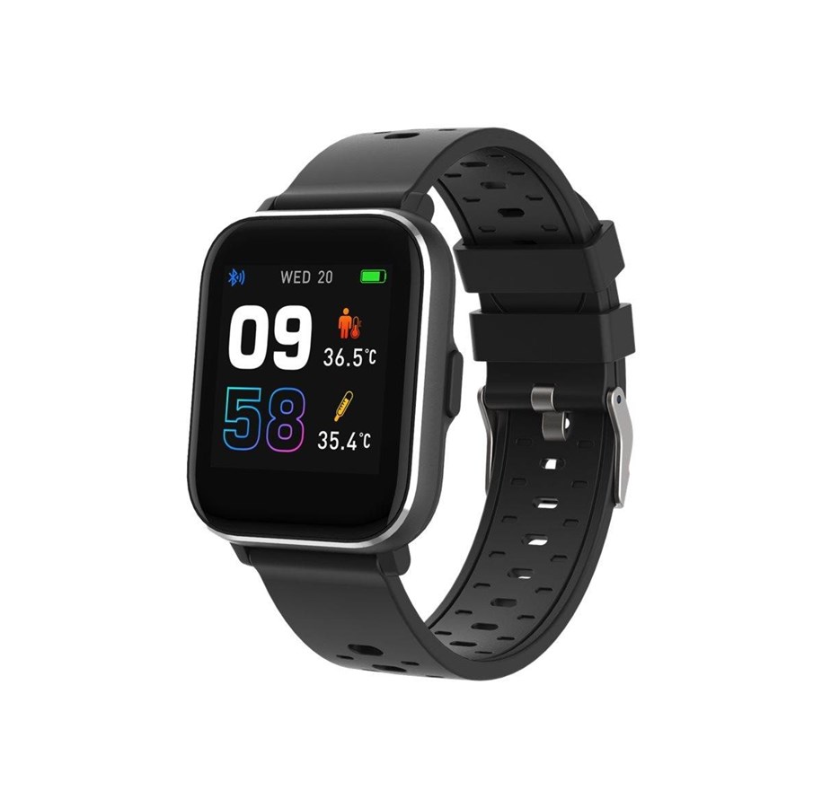 Älykellot, Urheilukellot & Aktiivisuusrannekkeet - DENVER SW-164 - Musta - smart watch with band - Musta - SW-164BLACK