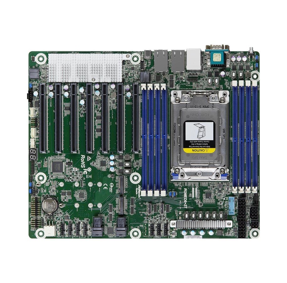 Emolevy - ASRock Rack Emolevy - LGA4094 Socket - DDR4 RAM - ATX - ROMED8-2T