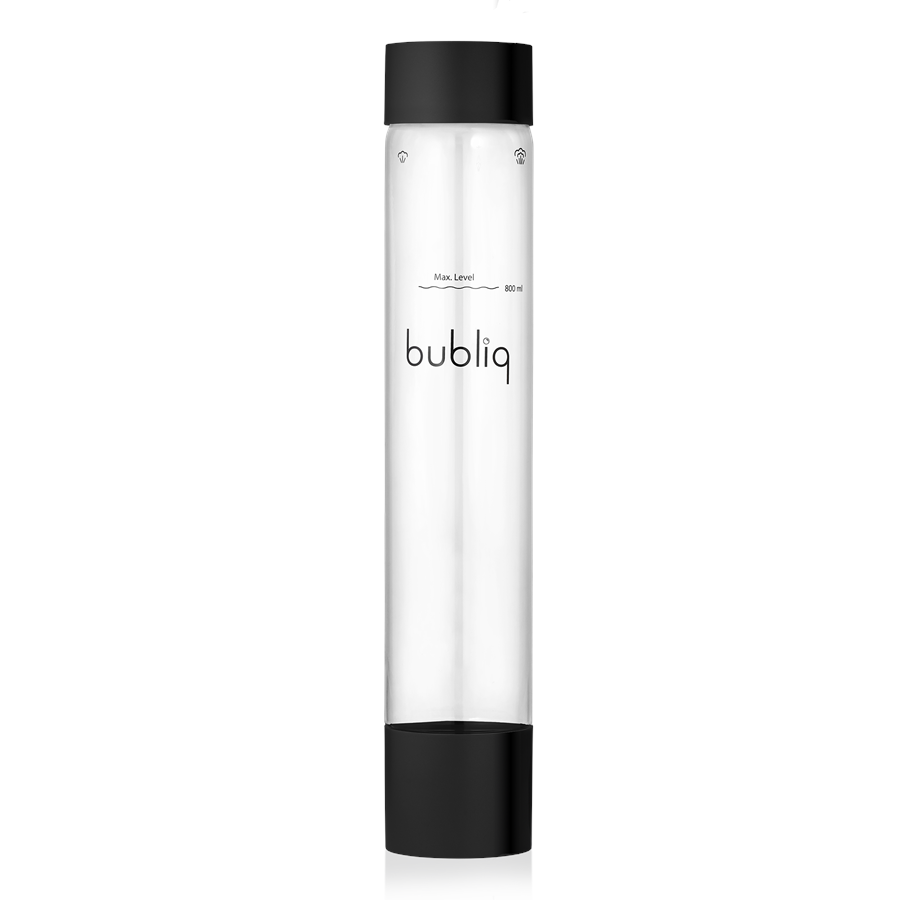 Sodastream - Bubliq Drink Carbonator lisäpullo, Mattamusta - 5905954887064
