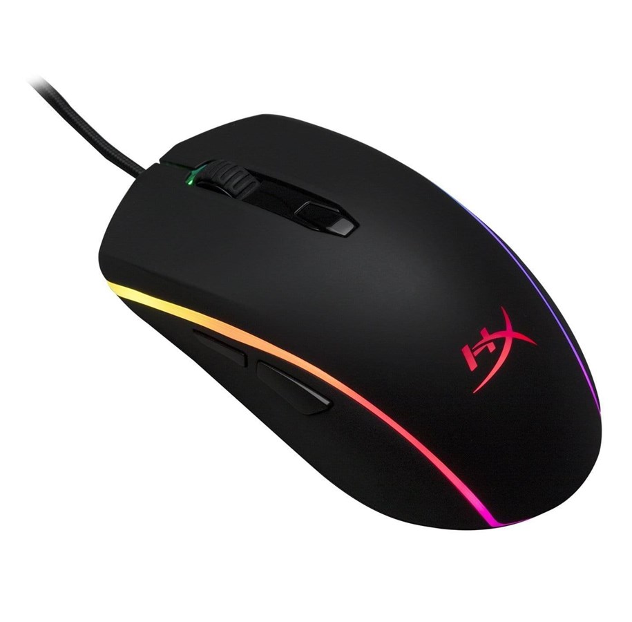 Hiiret - HyperX Pulssipyörä Surge RGB - Pelihiiri - Optinen - 6 painiketta - Musta - 4P5Q1AA