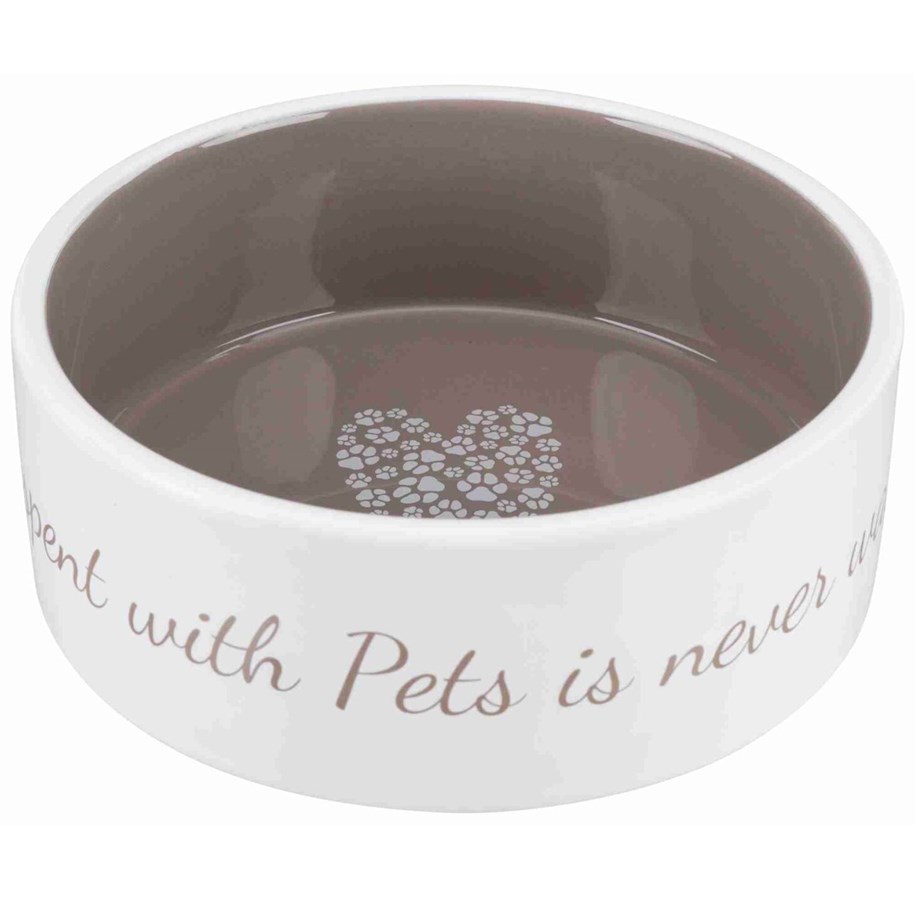 Koirat - Trixie Pet's Home Ceramic Bowl Cream 0.8L 16cm - TX25054