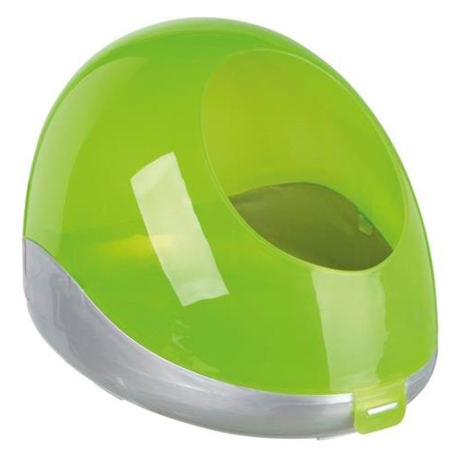 Kanit & Jyrsijät - Trixie Sand bath degus/chinchillas plastic 27 × 18 × 16 cm turquoise/light Harmaa - TX63002