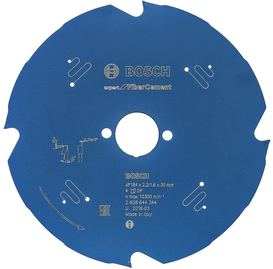 Pyörösahat - Bosch Circular Saw Blade 184 x 30 x 2.2 mm Exp Fibre Cement - 2608644344