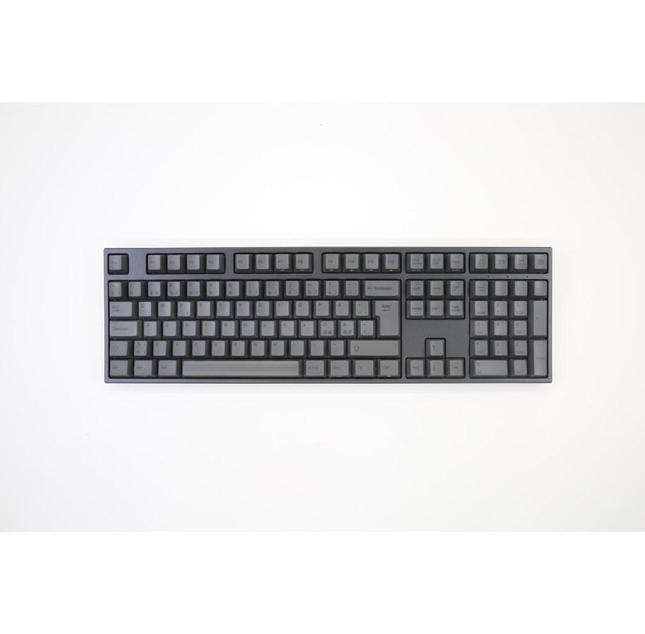 Näppäimistöt - Varmilo VEA109 Charcoal V2 - MX Silent Punainen - Pelinäppäimistö - Pohjoismainen - Musta - A27A032A6A1A02A007