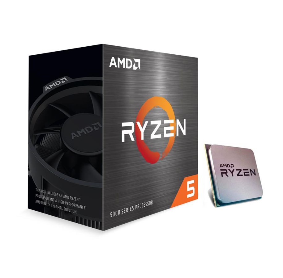 CPU - AMD Ryzen 5 5600 Wraith Stealth CPU - 6 ydintä - 3.5 GHz - AMD AM4 - AMD Boxed (jäähdyttimen kanssa) - 100-100000927BOX