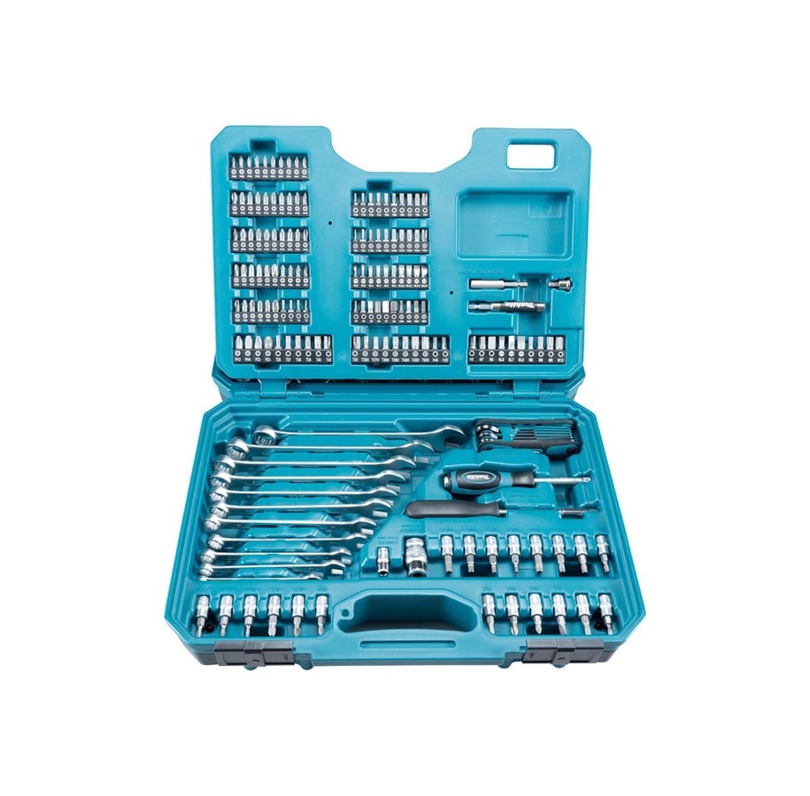 Makita E-10883 - Työkalu- ja tarvikesarja 221-osaa | Edullinen