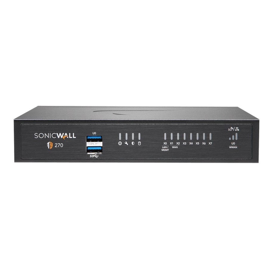 Verkkolaitteet & langattoman verkon laajentimet - SonicWALL TZ270 High Availability Turvallisuus Appliance - 02-SSC-6447