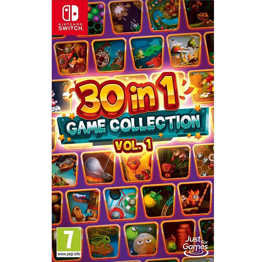 Pelit - 30-in-1 Game Collection: Vol. 1 (Code in a Box) - Nintendo Switch - Party - 3700664528168