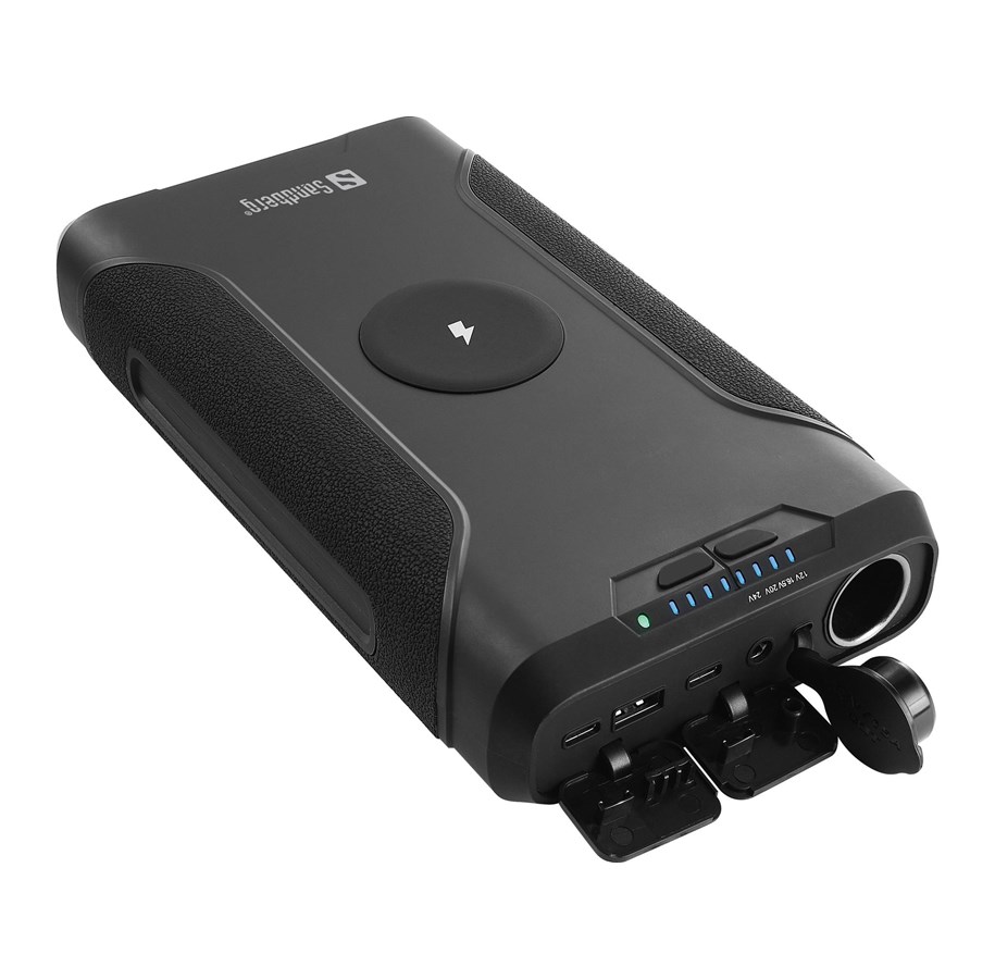 Powerbank - Sandberg Survivor Powerbank 7in1 72000 Powerbank - musta - 72000 mAh - 420-64
