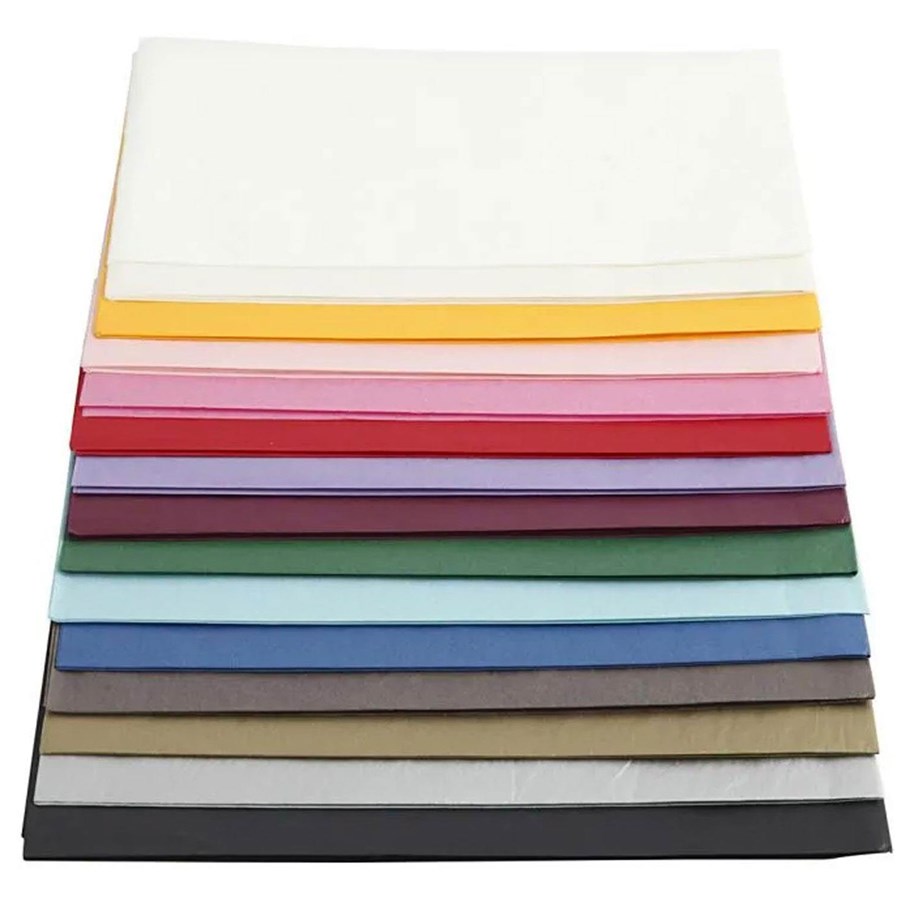 Harrastustarvikkeet - Creativ Company Tissue paper Colored 30 pcs. - 20092