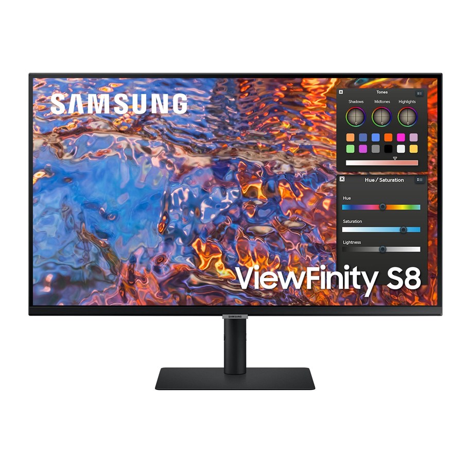 Näyttö - 32" Samsung ViewFinity S8 S32B800PXU - 3840x2160 - IPS - USB-C - LS32B800PXUXEN