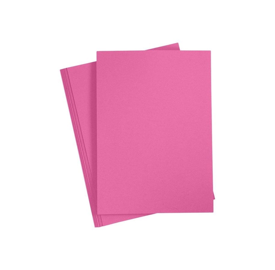 Paperit, valokuvapaperit ja tarrat - Creativ Company Cardboard - A4 - 20 sheets - Pinkki - 211046