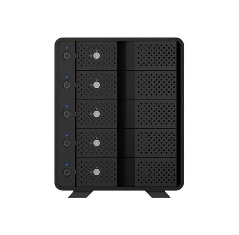 Kiintolevysarjat - Raid - RaidSonic ICY BOX IB-3805-C31 YKSITTÄINEN kotelo 5x HDD:lle USB 3.1 (Gen 2) Type-C -liitännällä - IB-3805-C31