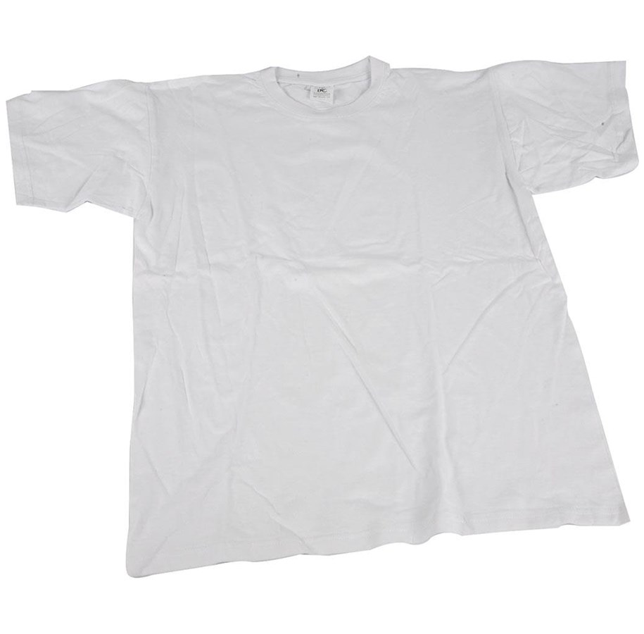 Rooliasut - Creativ Company T-paita Valkoinen with Round Neck Cotton 5-6 vuotta - 47204