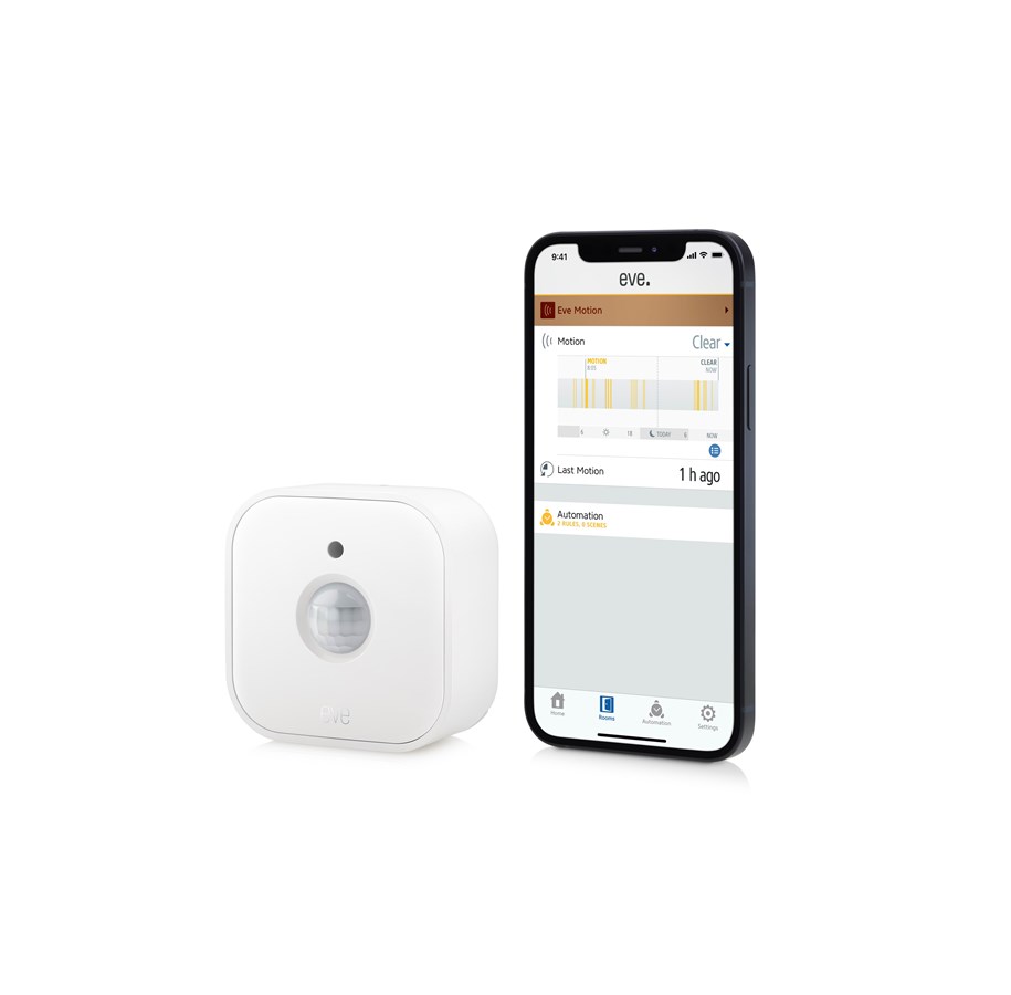 Smart Home - Älykoti - Eve Motion - Älykäs liiketunnistin Apple HomeKit -tekniikalla - 10EBY9901
