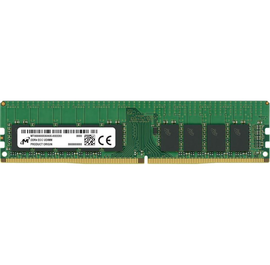 RAM - Crucial Micron - DDR4 - module - 16 GB - DIMM 288-pin - 3200 MHz / PC4-25600 - Puskuroimaton - MTA9ASF2G72AZ-3G2R