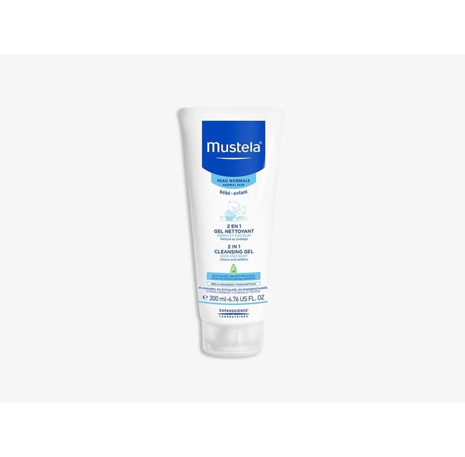 Hiustenhoito - Mustela 2 in 1 Cleansing Gel with Avocado 200 ml - C-MU-065-01