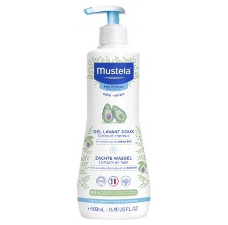 Hiustenhoito - Mustela Gentle Cleansing Gel 500 ml - 3504105035754