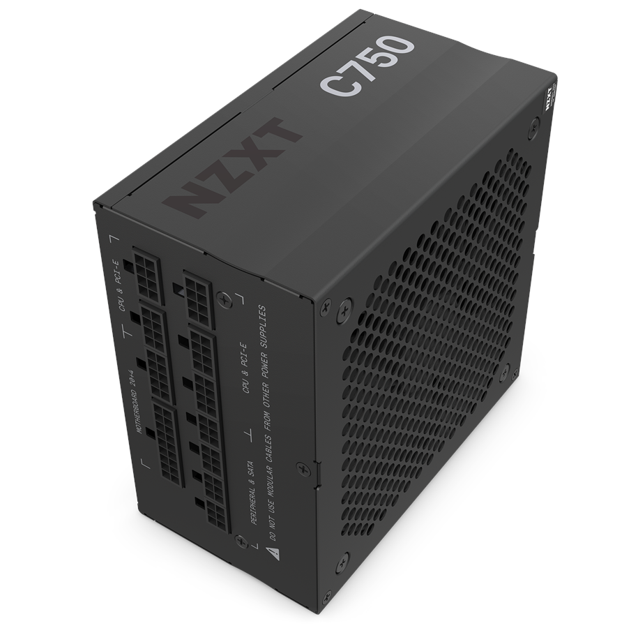 Virtalähde - NZXT C-Series Kulta C750 Virtalähde - 135 mm - ATX - 80 Plus Kulta sertifioitu - PA-7G1BB-EU
