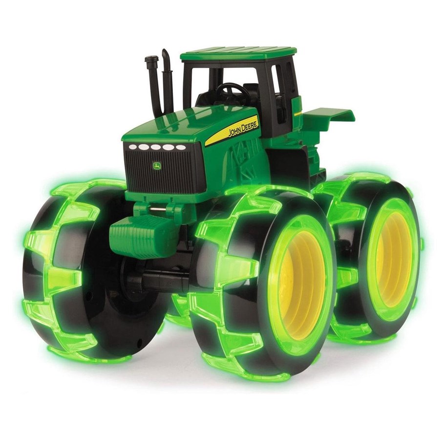 Leluautot - Tomy John Deere - Monster Treads Light Wheels Traktori - 46434
