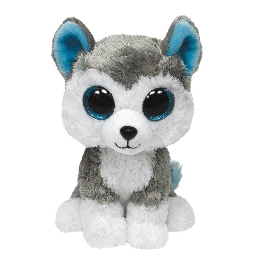 Nuket, pehmolelut ja oheistarvikkeet - Ty Beanie Boos - Slush Grey & White Husky 15cm - 0584094