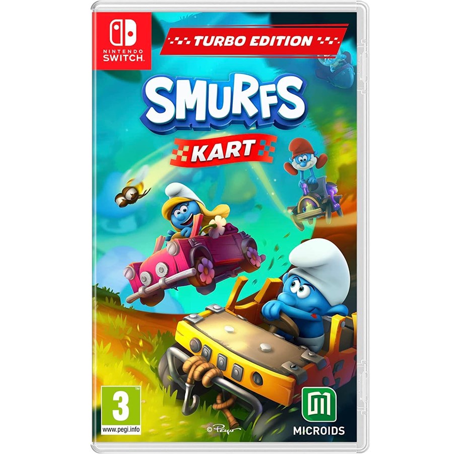 Pelit - Smurffit Kart - Turbo Edition - Nintendo Switch - 12 - Kilpa-ajo - 3701529501395