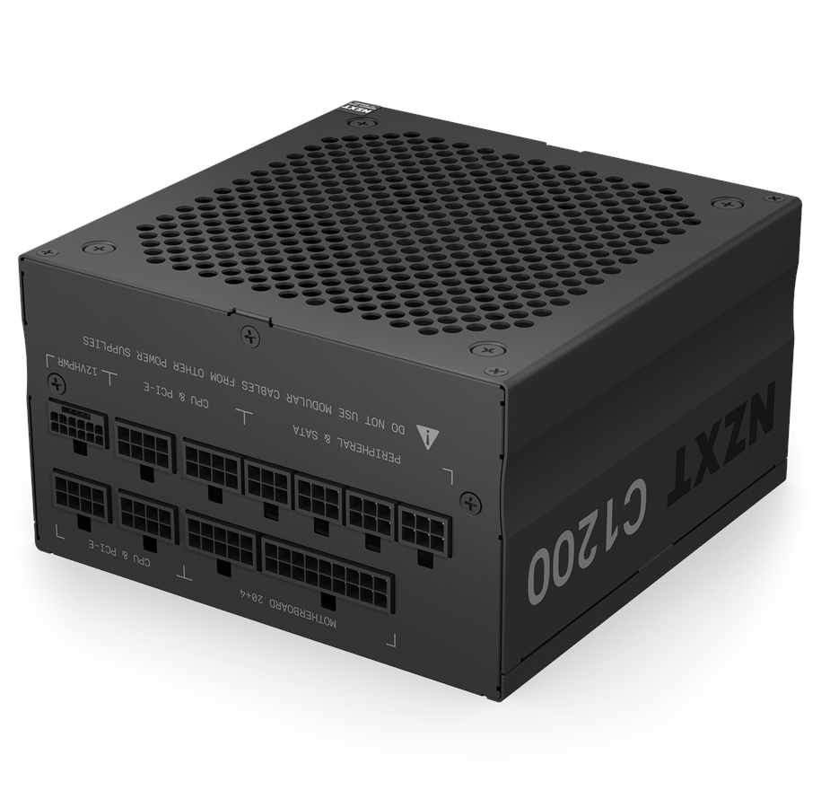 Virtalähde - NZXT C-Series Kulta C1200 Virtalähde - 1200 Watt - 135 mm - ATX 3.0 - 80 Plus Kulta sertifioitu *DEMO* - PA-2G1BB-EU