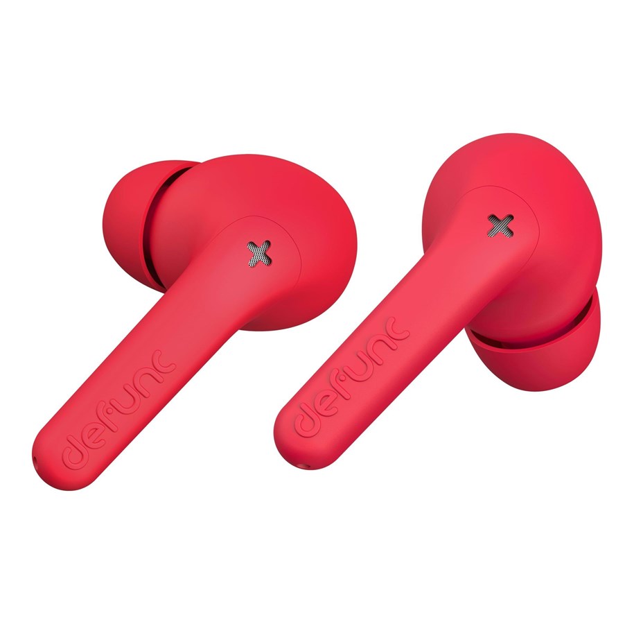 Kuulokkeet - defunc TRUE AUDIO Wireless BT Earbuds Red - D4323