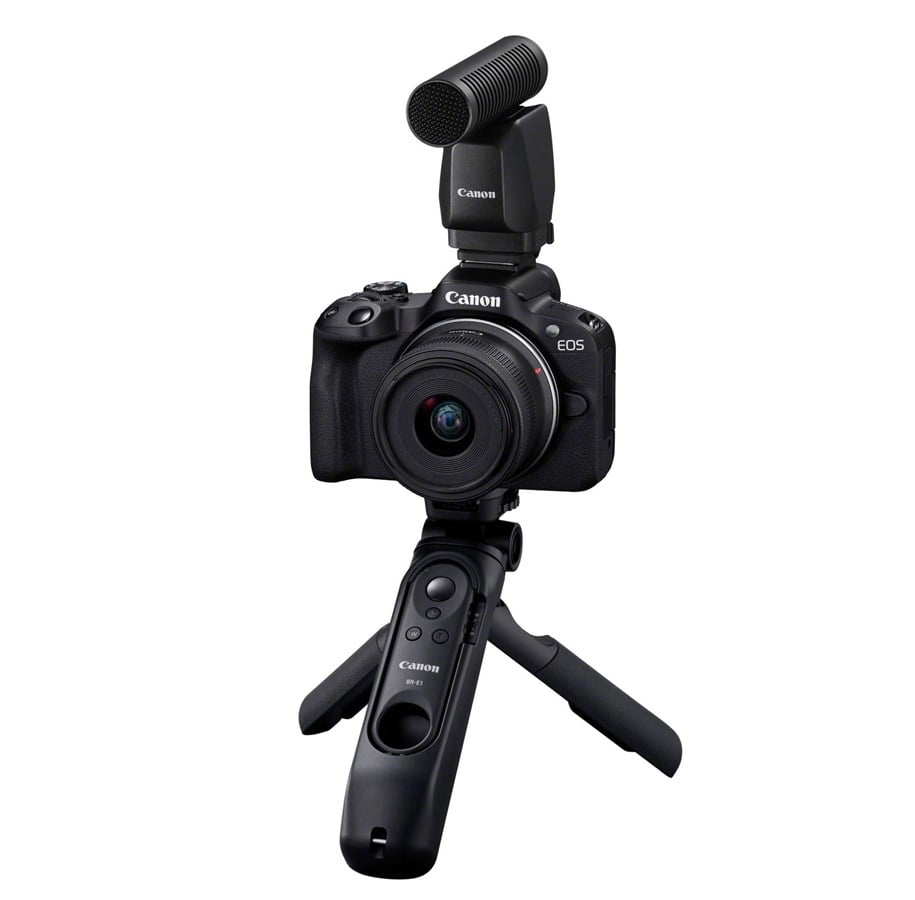 Kamerat - Canon EOS R50 + RF-S 18-45mm F4.5-6.3 IS STM Creator Kit - Musta *DEMO* - 5811C035