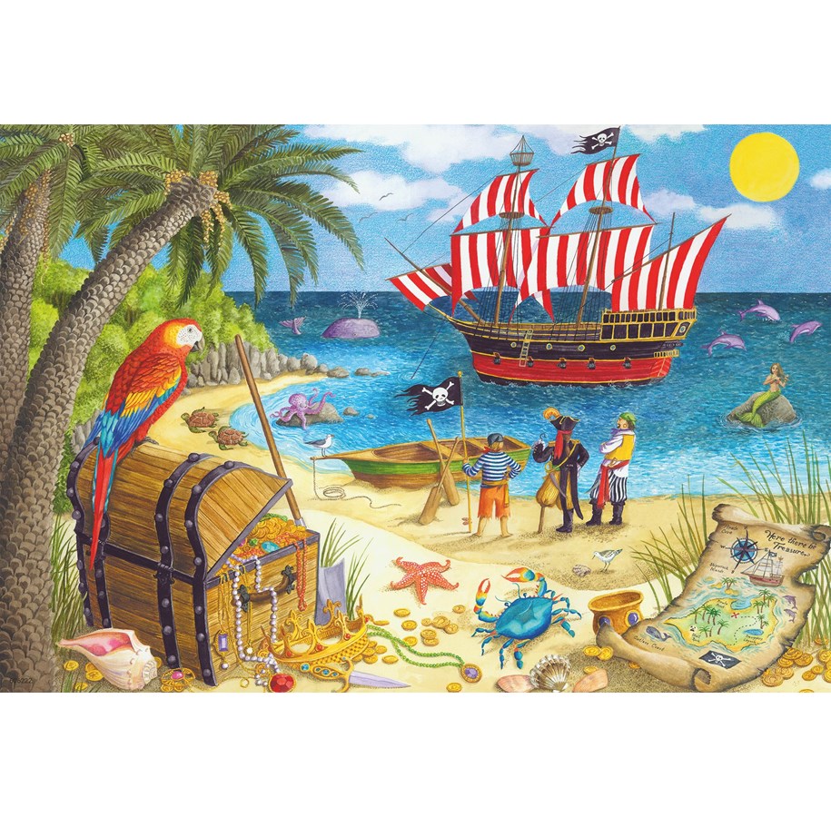 Palapelit - Ravensburger Merirosvot ja merenneidot 2x24p - 10105676