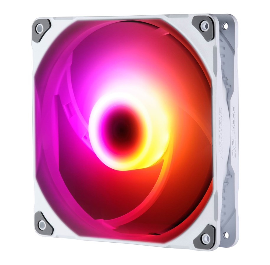 Kotelotuuletin - Phanteks M25 140mm PWM Fan DRGB Valkoinen 3 Pack - Kotelotuuletin - 140mm - Valkoinen, RGB-valolla - PH-F140M25_DRGB_PWM_WT01_3P