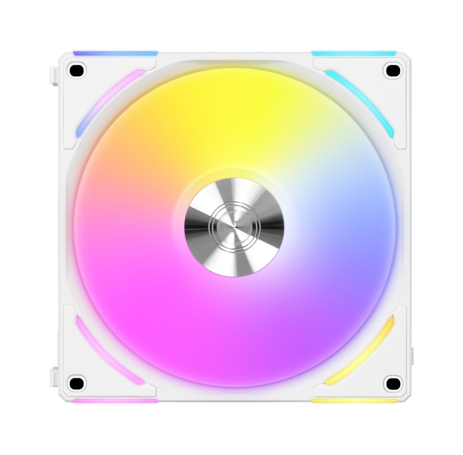 Kotelotuuletin - Lian Li UNI FAN AL140 V2 - Kotelotuuletin - 140mm - Valkoinen, RGB-valolla - 27 dBA - UF-AL140V2-1W
