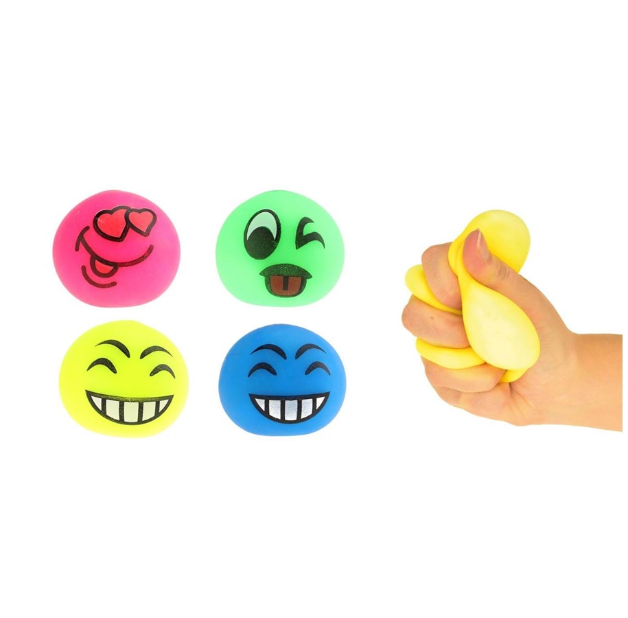 Pienet lahjat lapsille - Toi-Toys Anti Stress Ball Smile Face Fidget - assorted - 35260Z