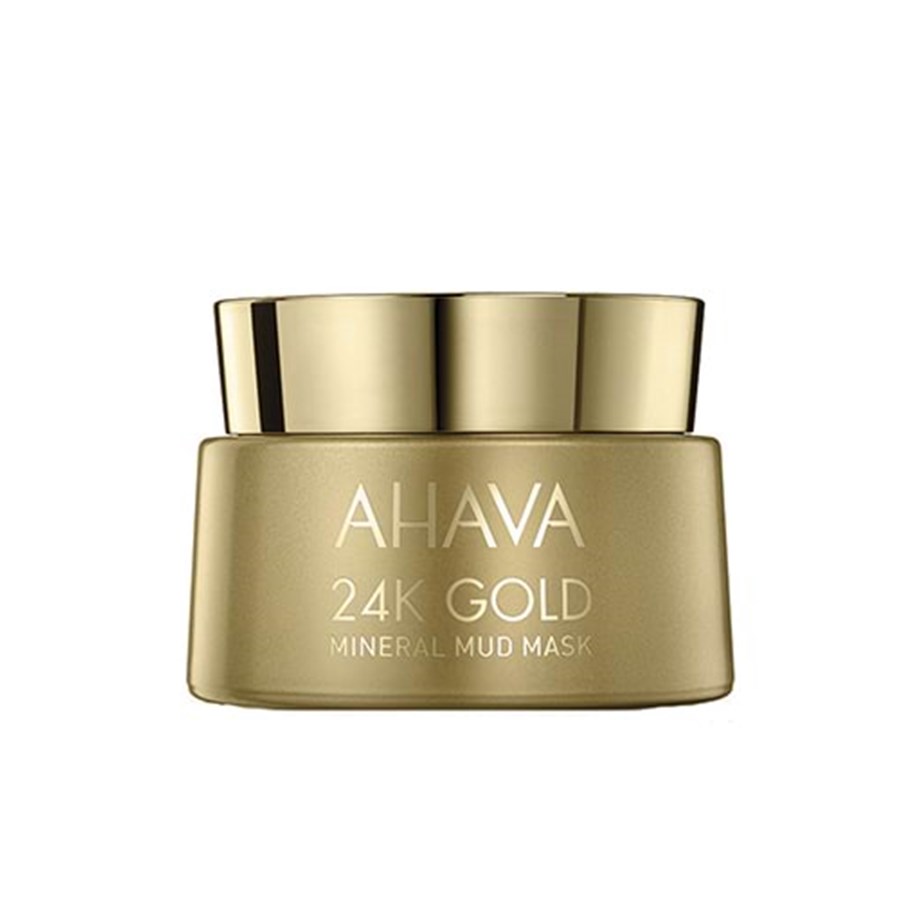 Kasvojen hoito - AHAVA 24K Gold Mineral Mud Mask 50 ml - 697045156788