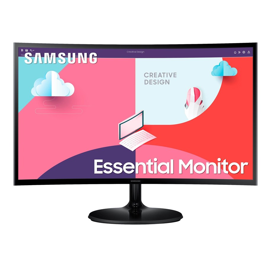 Näyttö - 24" Samsung S24C360EAU - 1920x1080 (FHD) - 75Hz - VA - LS24C360EAUXEN