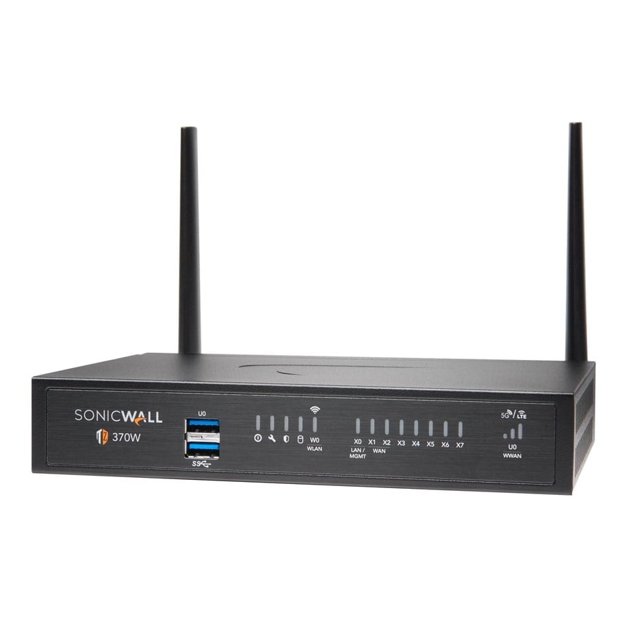 Verkkolaitteet & langattoman verkon laajentimet - SonicWALL TZ370W - 02-SSC-6830