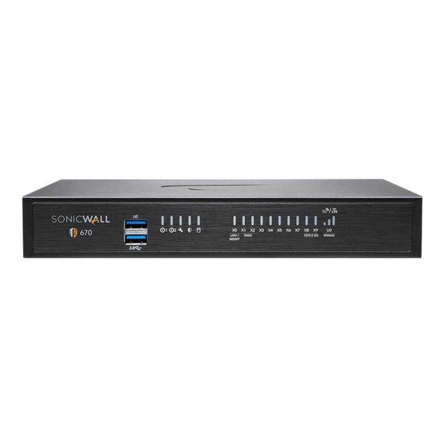Verkkolaitteet & langattoman verkon laajentimet - SonicWALL TZ670 - 02-SSC-8435