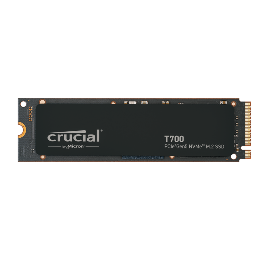 SSD 2 - Crucial T700 SSD - 1TB - Ilman jäähdytyssiiliä - M.2 2280 - PCIe 5.0 - CT1000T700SSD3