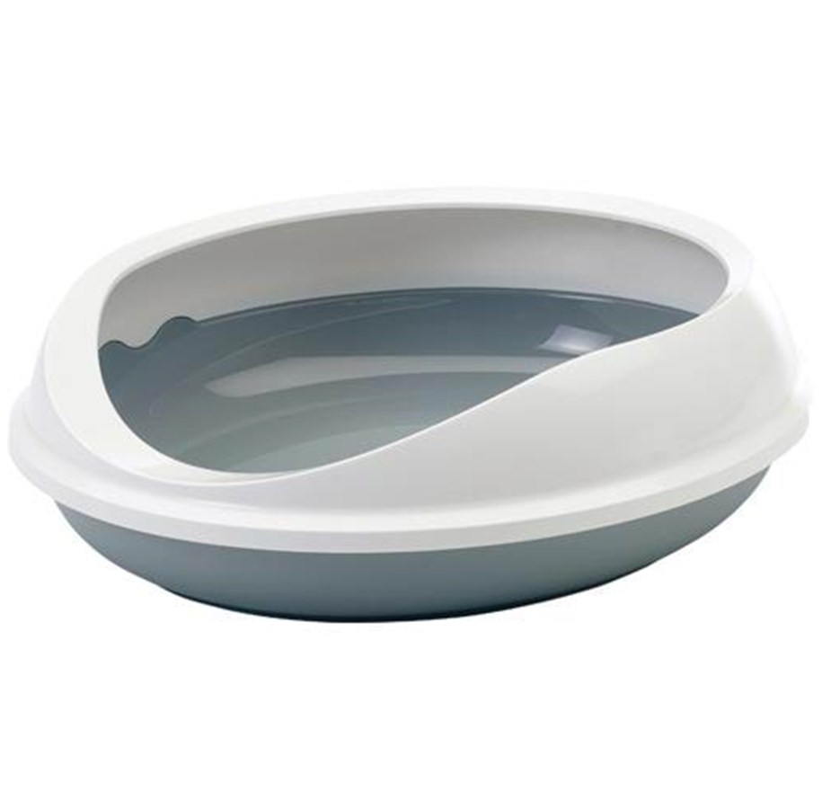 Kissat - Savic Figaro Litter Tray White/Grey - K0268G
